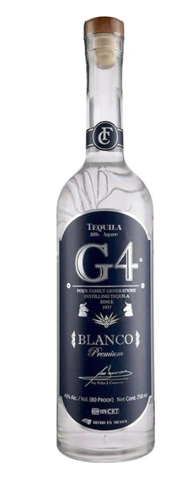 G4 Tequila Blanco Jalisco, Mexico 750ml