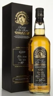 Duncan Taylor Rarest of the Rare Banff 37 Year Old Cask Strength Single Malt Scotch Whisky .750ml