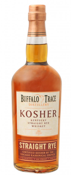 Buffalo Trace Distillery Kosher Straight Rye Whiskey Kentucky, USA 750ml