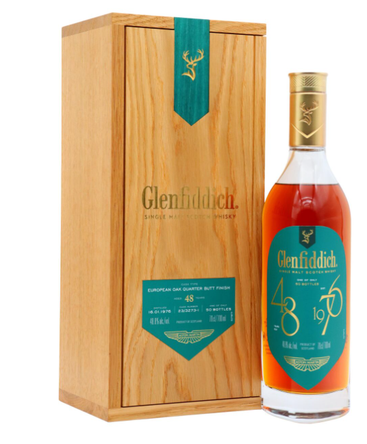 1976 Glenfiddich Distillery Aston Martin Formula One 48 Year Old