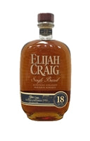 Elijah Craig 18 Year Old Single Barrel Straight Bourbon Whiskey Kentucky, USA 750ml