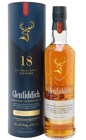 Glenfiddich 18 Year Single Malt Scotch Whisky 750ml