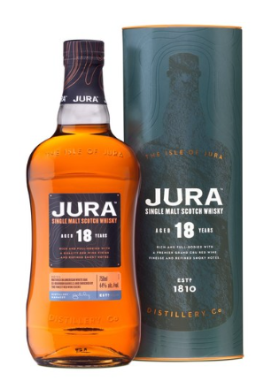Isle of Jura Distillery 18 Year Old Single Malt Scotch Whisky .750ml