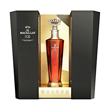 The Macallan Decanter Series 'No. 6 in Lalique' Single Malt Scotch Whisky .750ml