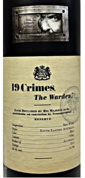 2018 19 Crimes The Warden Reserve South Eastern Australia 750ml