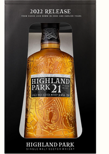 2022 Highland Park 21 Year Old Single Malt Scotch Whisky 750ml