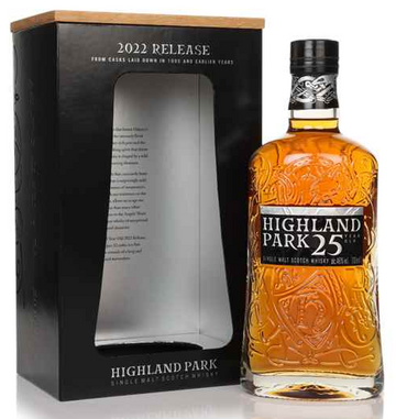 2022 Highland Park 25 Year Old Single Malt Scotch Whisky .750ml
