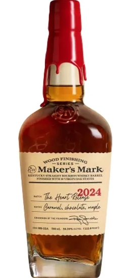 2024 Maker's Mark 'The Heart' Wood Finishing Series Limited Release Kentucky Straight Bourbon Whisky 750ML