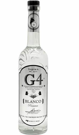 G4 108 Proof Tequila Blanco Jalisco, Mexico 750ml