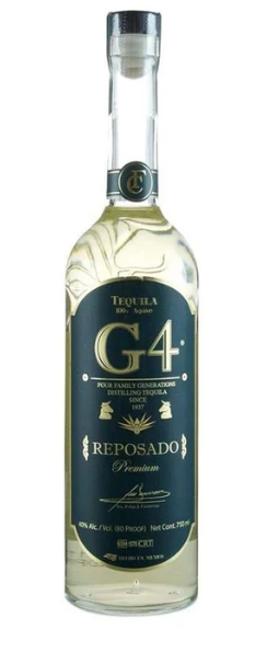 G4 Tequila Reposado Jalisco, Mexico 750ml