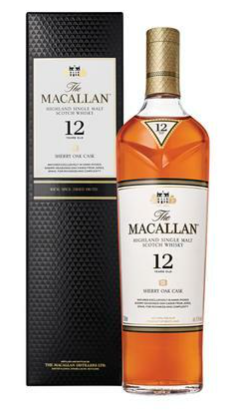 The Macallan Sherry Oak Cask 12 Year Old Single Malt Scotch Whisky .750ml