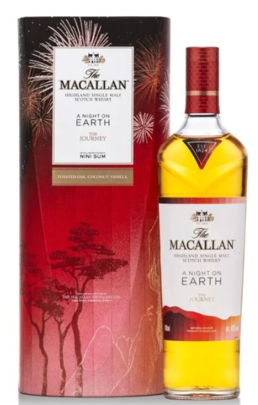The Macallan 'A Night on Earth in Scotland Highland Single Malt Scotch Whisky .750ml