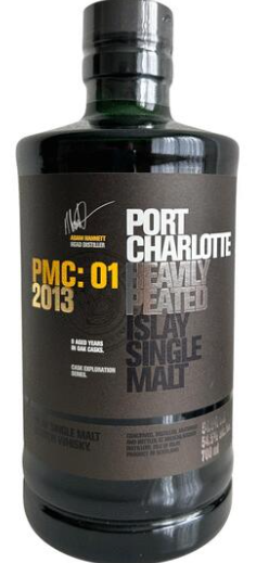 2013 Bruichladdich Port Charlotte Cask Exploration Series PMC: 01 Heavily Peated 9 Year Old Single Malt Scotch Whisky Islay, Scotland