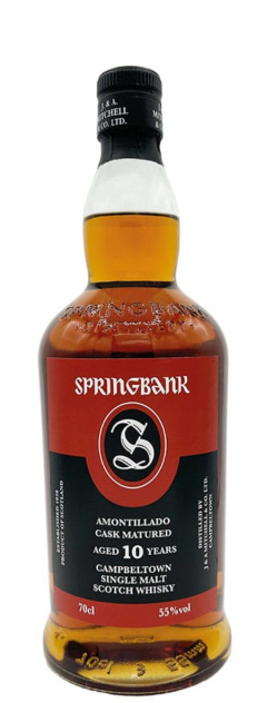 Springbank Amontillado Cask Matured 10 Year Old Single Malt Scotch Whisky 700ml