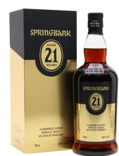 2024 Springbank 21 Year Old Single Malt Scotch Whisky Campbeltown, Scotland 700ml