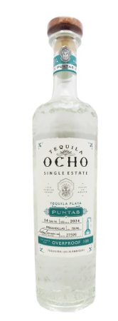 Tequila Ocho 'Puntas' Single Estate Tequila Plata Jalisco, Mexico 750ml