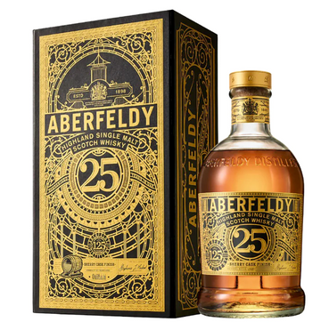 Aberfeldy 25 Year Old 125th Anniversary Limited Edition Sherry Cask Finish Single Malt Scotch Whisky 700ml