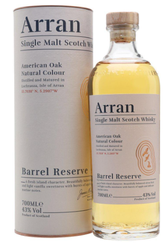 The Arran Malt Distillery Barrel Reserve Single Malt Scotch Whisky Isle of Arran, Scotland 700ml