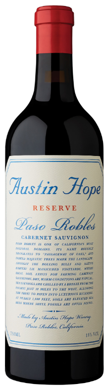 2020 Austin Hope Winery Reserve Cabernet Sauvignon .750ml