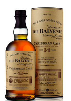 The Balvenie Caribbean Cask 14 Year Old Single Malt Scotch Whisky Speyside, Scotland 200ml