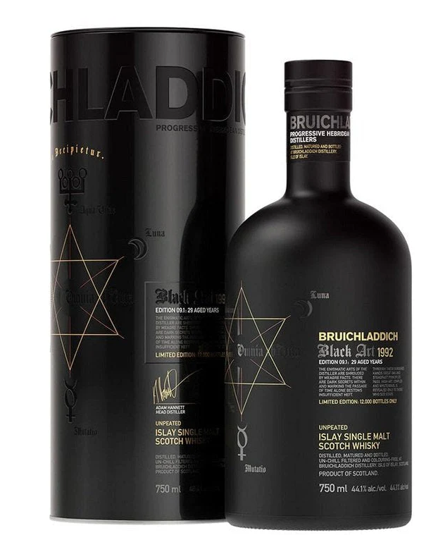 Bruichladdich Black Art 10.1 Edition 29 Year Old Unpeated Single Malt Scotch Whisky .750ml