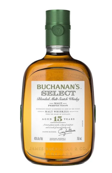 Buchanan's Select 15 Year Old Blended Malt Scotch Whisky .750ml