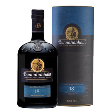 Bunnahabhain 18 Year Old Single Malt Scotch Whisky 750ml