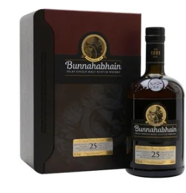 Bunnahabhain 25 Year Old Single Malt Scotch Whisky Islay, Scotland 750ml