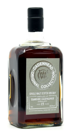 2007 Cadenhead's Authentic Collection Tamdhu - Glenlivet 15 Year Old Single Malt Scotch Whisky Speyside, Scotland  750ml