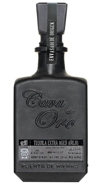 Cava de Oro Extra Aged Anejo Black Tequila 750ml
