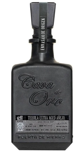 Cava de Oro Extra Aged Anejo Black Tequila 750ml – Malibu Liquor & Wine