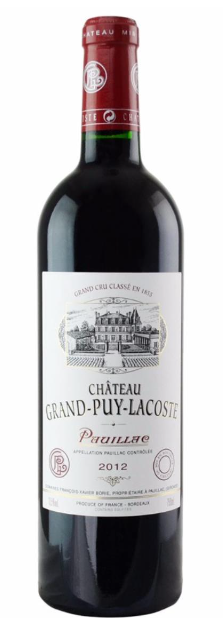 2012 Chateau Grand-Puy-Lacoste Pauillac, France 750ml