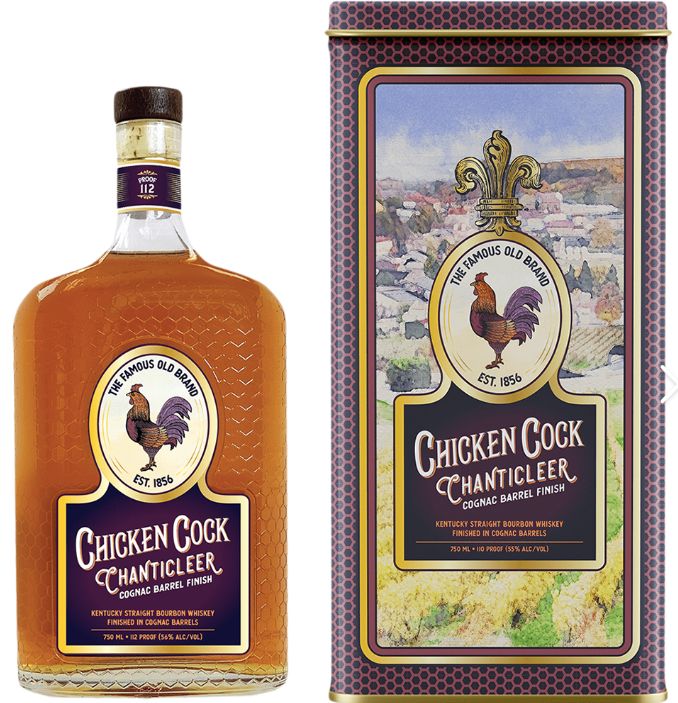 Chicken Cock Chanticleer Cognac Barrel Finish Kentucky Straight Bourbon Whiskey 750ml