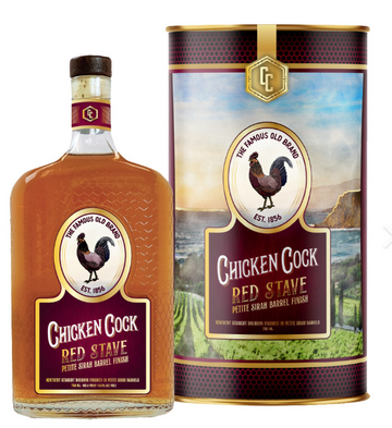 Chicken Cock Red Stave Kentucky Straight Bourbon Whiskey 750ml
