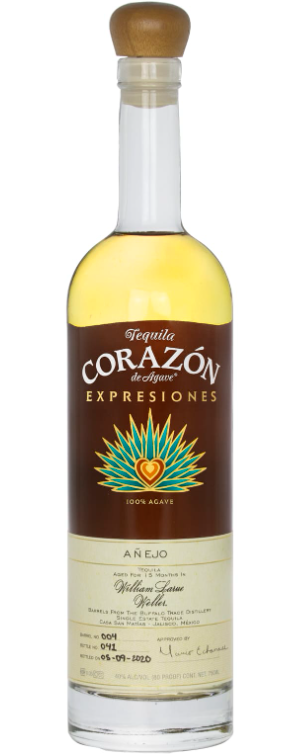 Corazon de Agave Expresiones 'William Larue Weller Barrels' Tequila Anejo AGED FOR 26 MONTHS  750ML