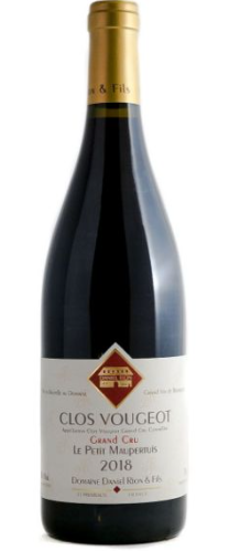 2018 Domaine Daniel Rion & Fils Clos Vougeot Grand Cru 'Le Petit Mauperthuis' Cote de Nuits, France 750ml