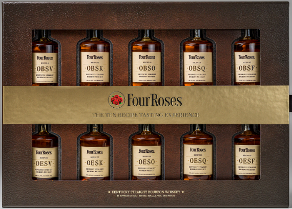 'Four Roses the Ten Recipes Tasting Experience Single Barrel Kentucky Straight Bourbon Whisky' 10/50ML