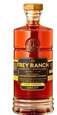 Frey Ranch Farm Strength Uncut Straight Bourbon Whiskey Nevada, USA 750ml