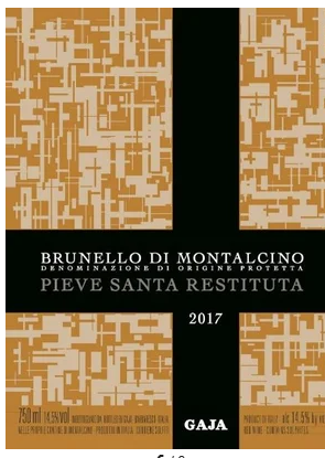 2017 Gaja Pieve Santa Restituta Brunello di Montalcino DOCG, Italy 750ml