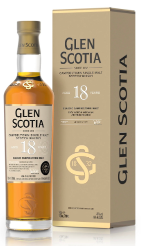 Glen Scotia 18 Year Old Single Malt Scotch Whisky Campbeltown, Scotland 750ml