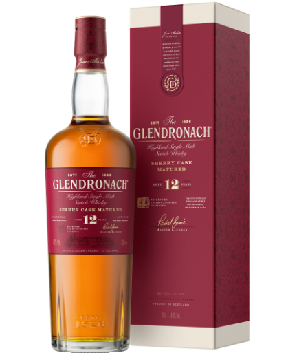 Glendronach Original 12 Year Old Single Malt Scotch Whisky Highlands, Scotland 700ml
