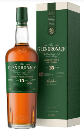 Glendronach Revival 15 Year Old Single Malt Scotch Whisky Highlands, Scotland 700ml