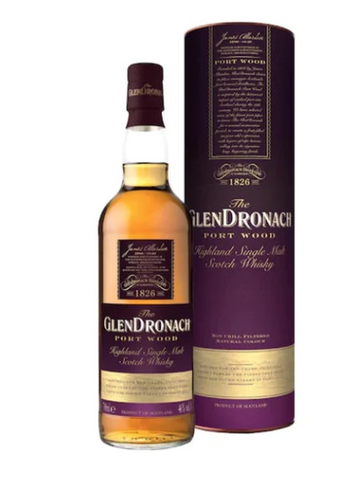 GlenDronach Port Wood Highland Single Malt Scotch Whisky .750ml