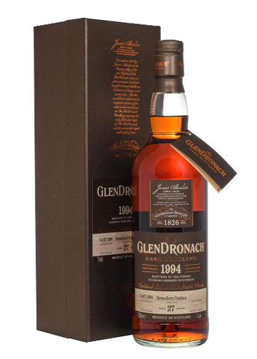 1994 Glendronach Pedro Ximenez Sherry Puncheon Single Cask 27 Year Old Single Malt Scotch Whisky 700ml