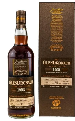 1993 Glendronach Oloroso Sherry Puncheon Single Cask 28 Year Old Single Malt Scotch Whisky 700ml