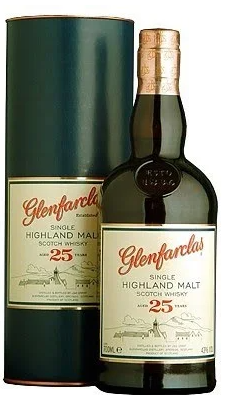 Glenfarclas 25 Year Old Single Malt Scotch Whisky .750ml