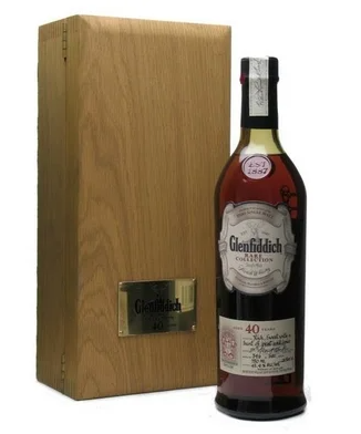 2000 Glenfiddich 40 Year Old Single Malt Scotch Whisky Speyside, Scotland 750ml