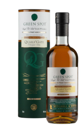 Mitchell & Son Green Spot Quail's Gate Pinot Noir Cask Finish Single Pot Still Irish Whiskey .700ml