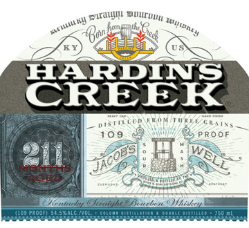 Hardin's Creek Jacob's Well 211 Months Aged Kentucky Straight Bourbon Whiskey 750ml