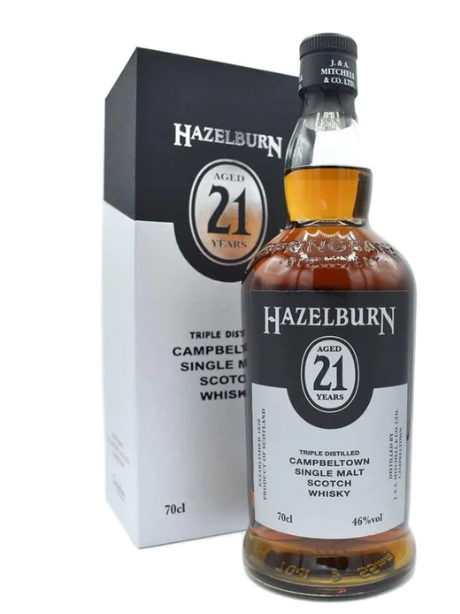 Hazelburn 21 Year Old Single Malt Scotch Whisky .700ml